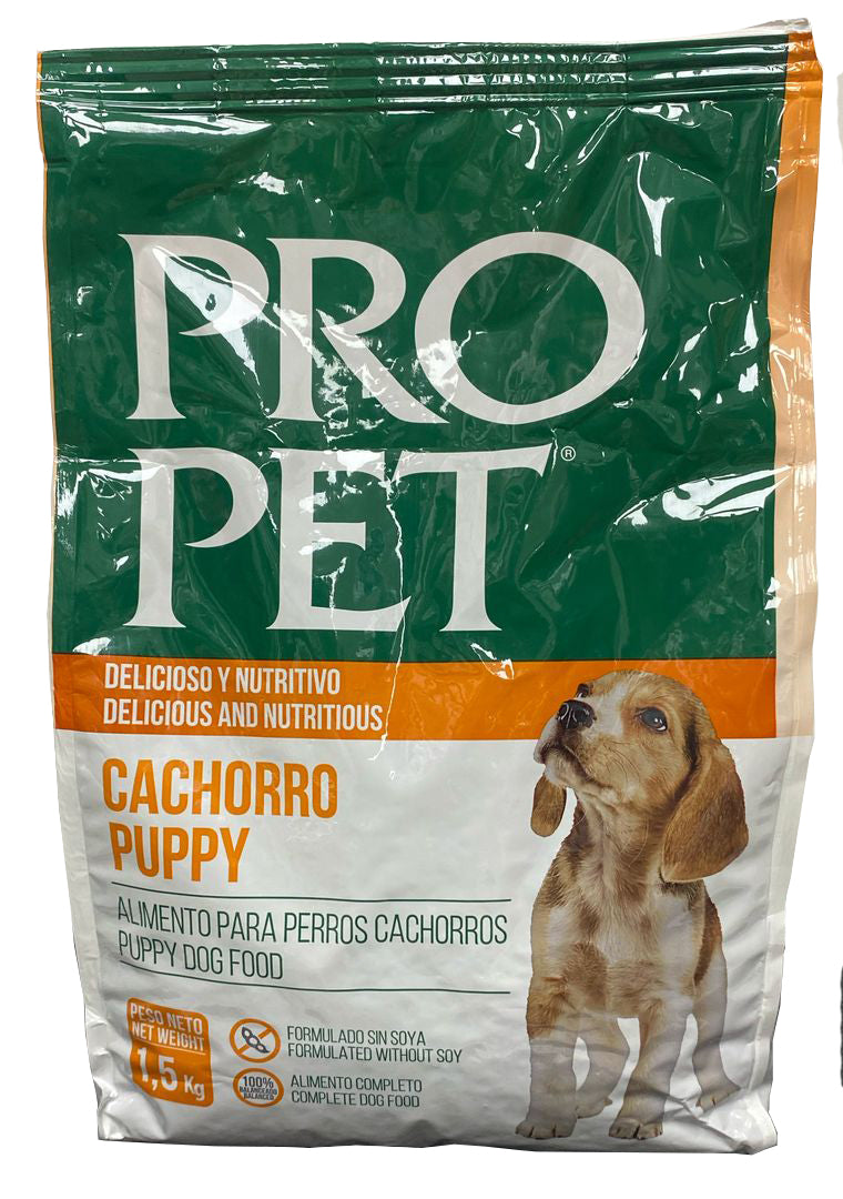 Pro Pet Alimento Seco Perro Cachorro 1.5 Kg – MELO Pet´s Market