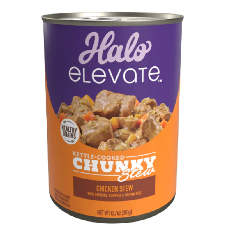Halo® Lata Dog Healthy Grains Chicken Stew W/ Carrots, Pumpkin & Brown Rice 12.7 Oz