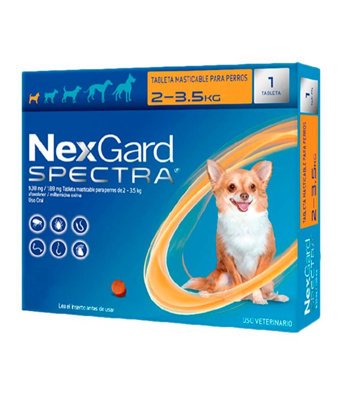 Nexgard Spectra Xs (2-3,5Kg) – MELO Pet´s Market