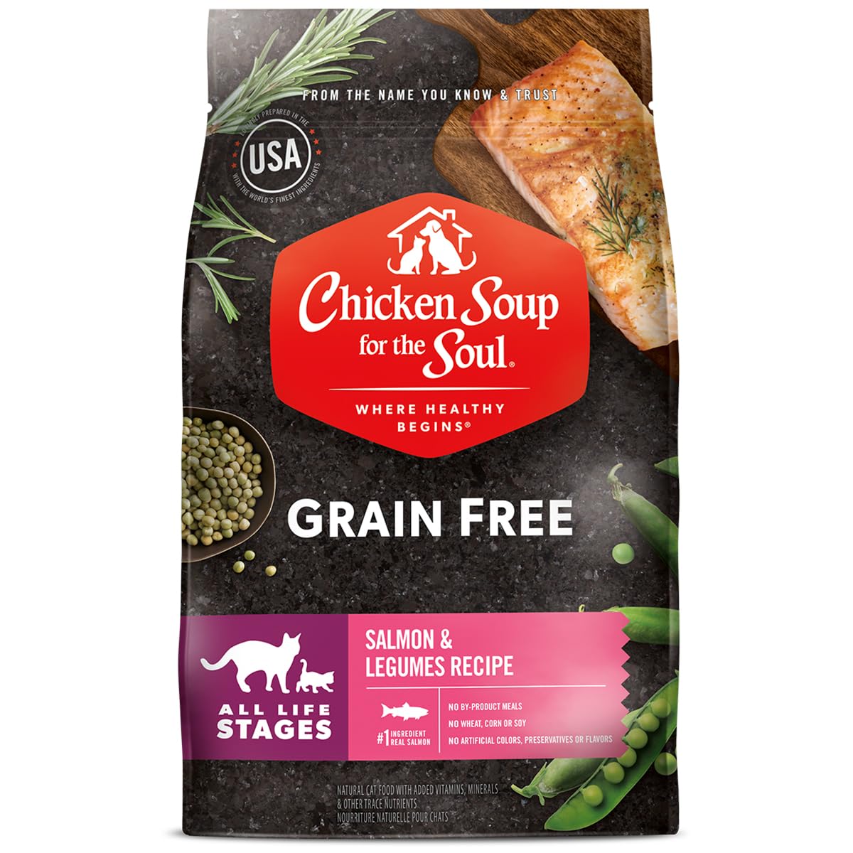Cs Alimento Para Gato Libre De Granos Salmon 1.8 Kg