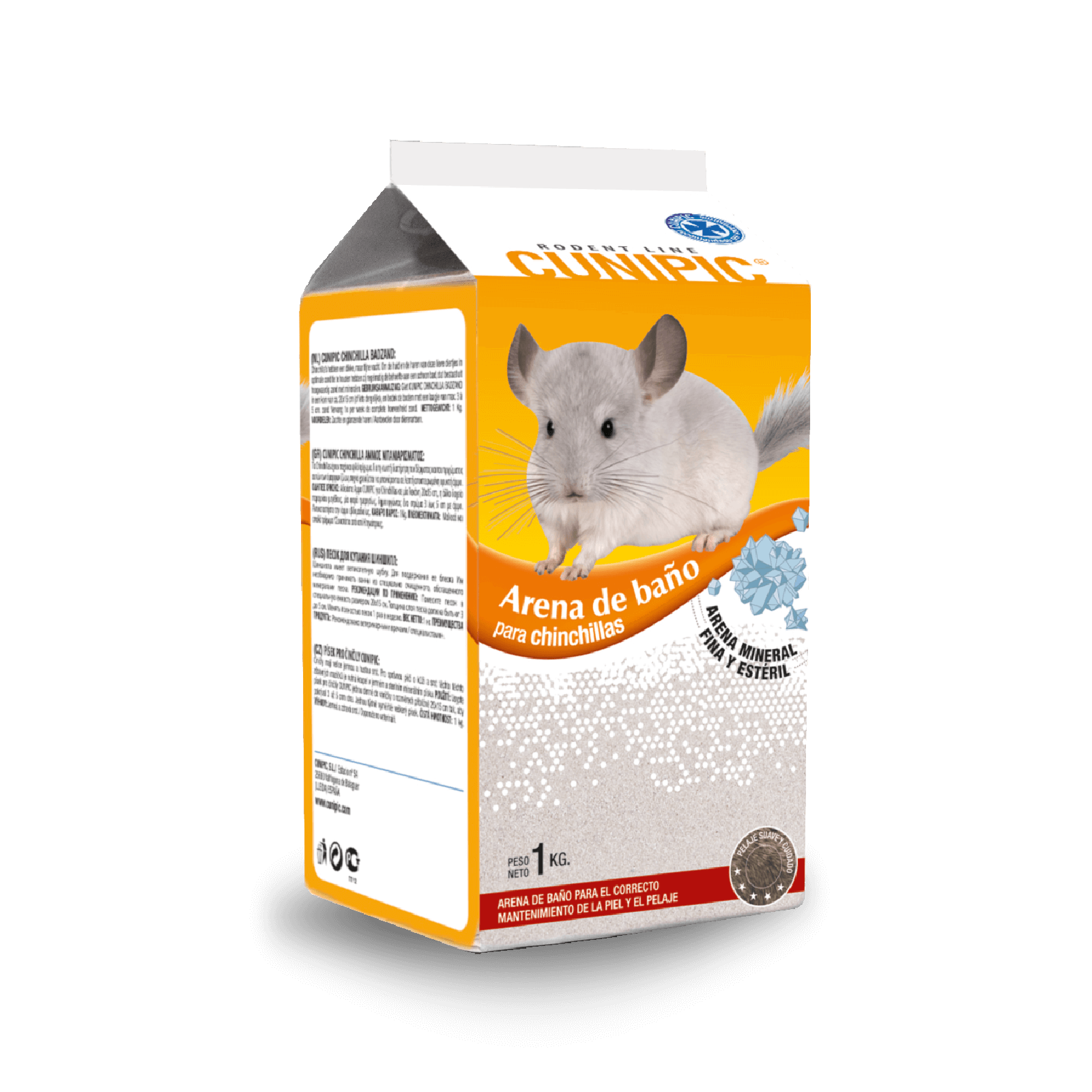 【砂バス】 Cunipic Chinchilla - Rodent Bathing Sand 1Kg – MELO Pet´s Market