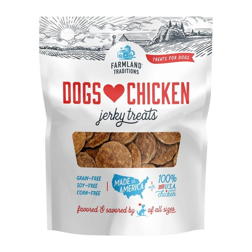 Dogs Love Chicken Jerky Treats