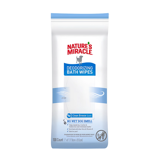 Natures Miracle Toalla Perro Toallitas Desodorantes 100U