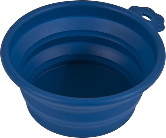 Petmate Plato Perro Para Viaje Azul Marino 750Ml