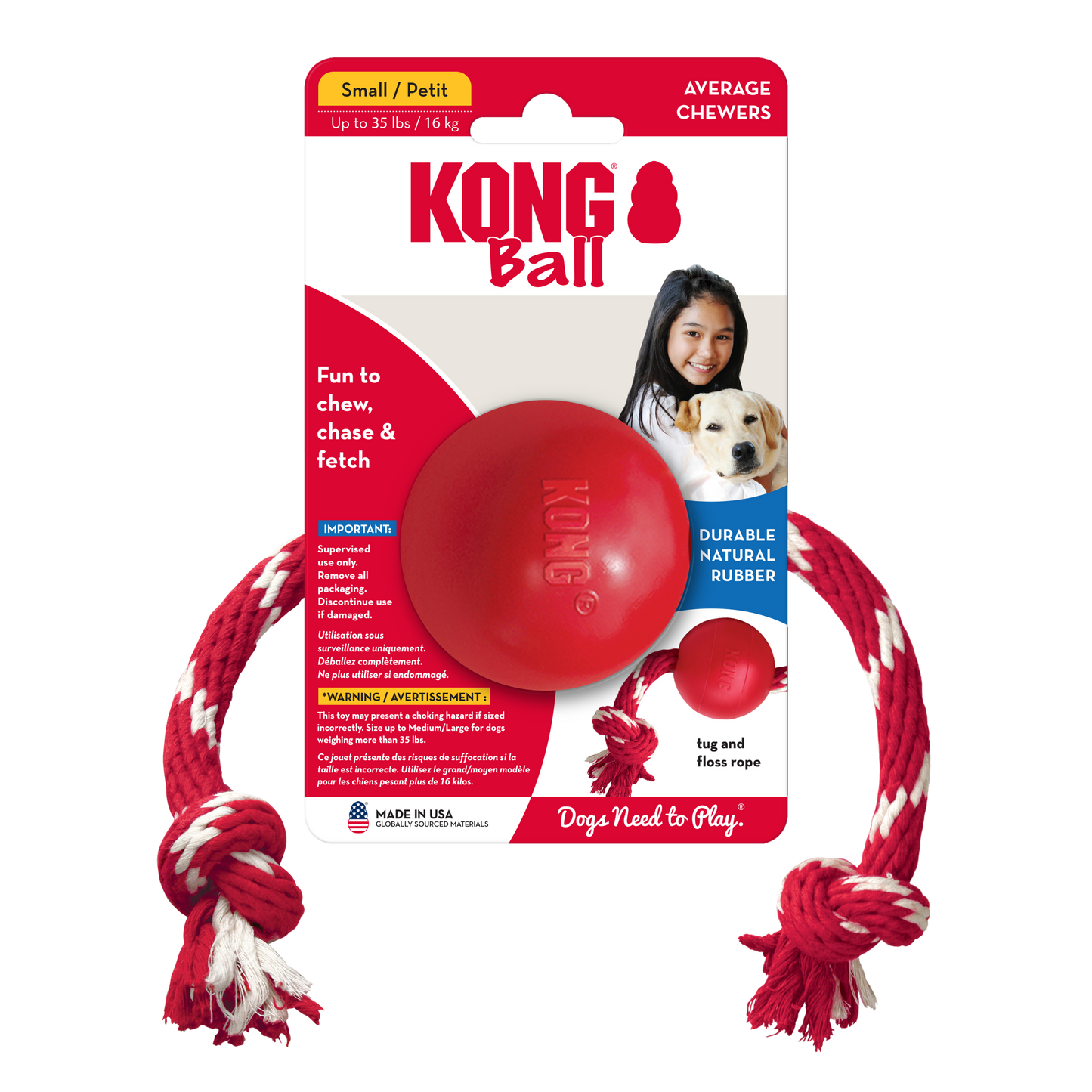 Kong Ball With Rope