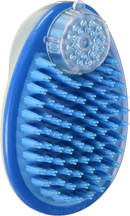 Four Paws Cepillo Perro Cepillo Y Dispensador De Shampoo