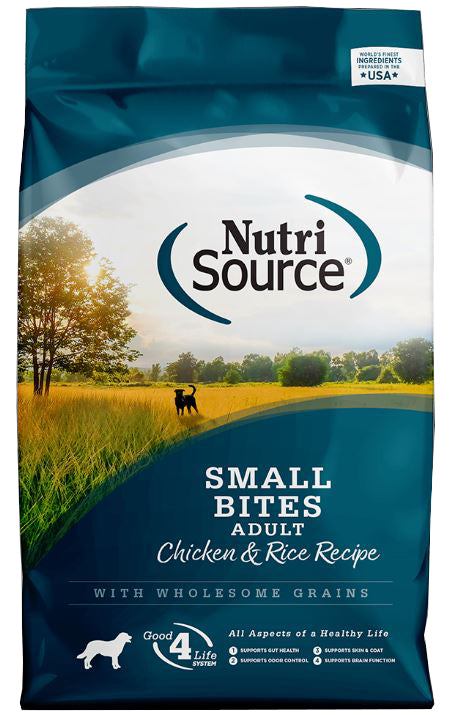 Nutri Source Small Bites Ad Chicken Rice 6.8Kg
