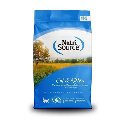 Nutri Source Cat Kitten Chicken Salmon 5.44 Kg