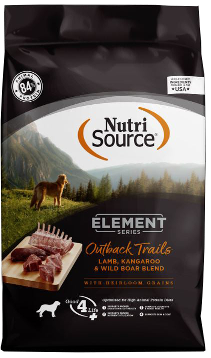 Nutrisource Element Series Outback Trails Lamb, Kangaroo & Wild Boar Blend 10.8 Kg