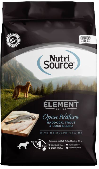 Nutrisource Element Series Open Waters Haddock, Trout & Duck Blend 1.8 Kg
