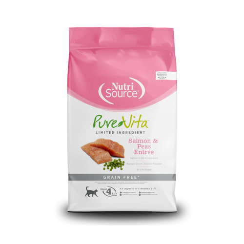 Nutrisource Pure Vita Salmon & Peas Entree Grain Free Cat Food 2.9 Kg