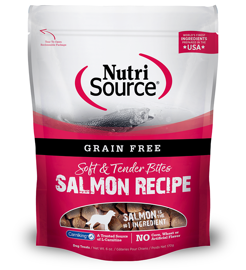 Nutri Source Treats Perro Salmon Libre De Granos 179Gr
