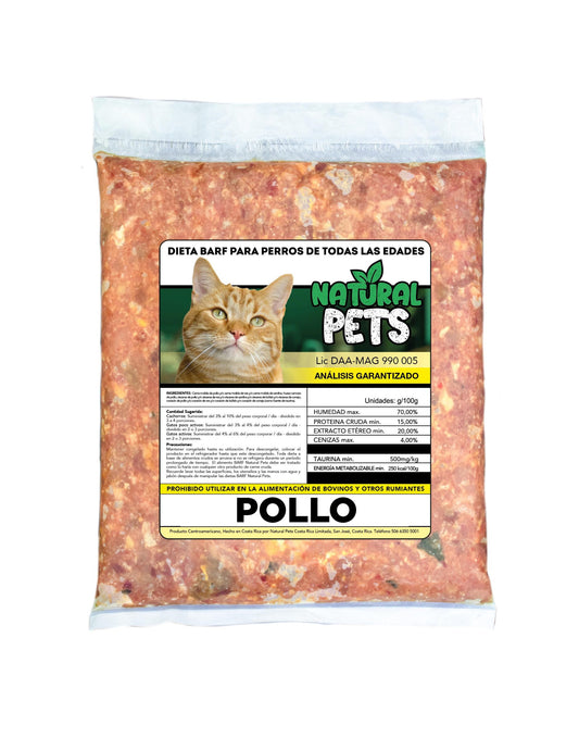 Barf Gato Pollo 500G