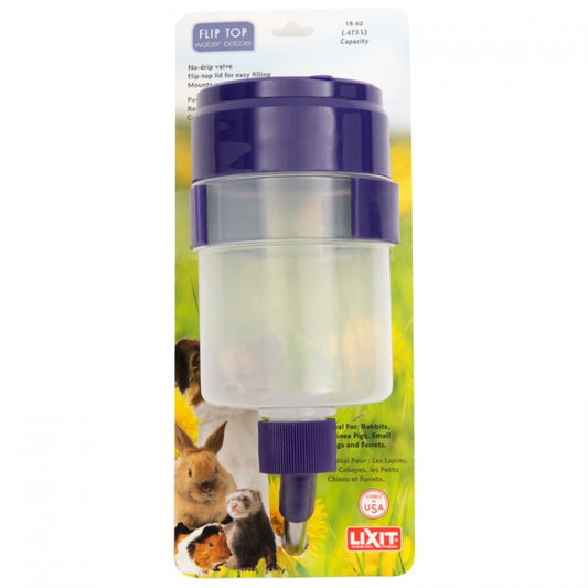 Flip Top Bebedero Roedor Bebedero 473 Ml