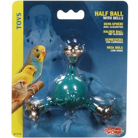 Living World Juguete Aves Pelota Plastica Con Cascabeles