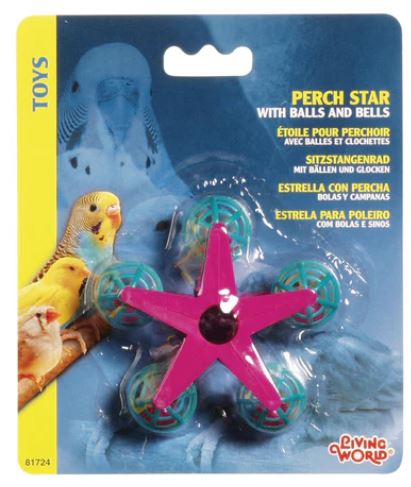 Living World Juguete Aves Estrella Percha Y Campanas