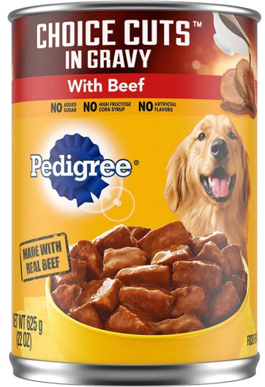 Pedigree Lata Choice Cuts With Beef