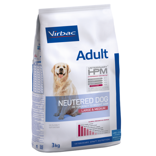 Virbac Dog Adult Neutered Large & Medium 3 Kg