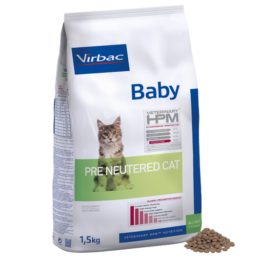 Virbac Cat Baby Pre Neutered 1.5 Kg