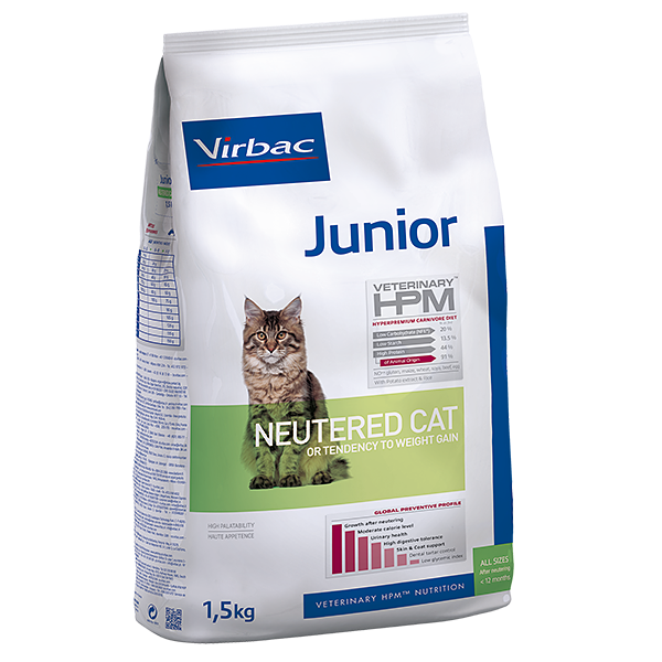 Virbac Cat Junior Neutered 1.5 Kg