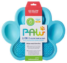Petdreamhousepaw2In1Slowfeederylickpadblueeasy