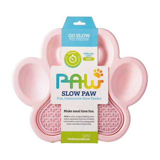 Petdreamhousepaw2In1Slowfeederylickpadbabypinkeasy
