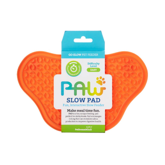 Petdreamhousepaw2In1Minislowfeederylickpadorangeeasy