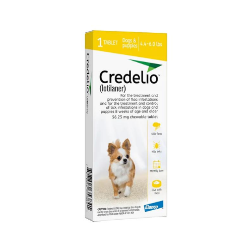 Credelio Tab 56.25Mg (1,3 - 2,5Kg) 1 Tab