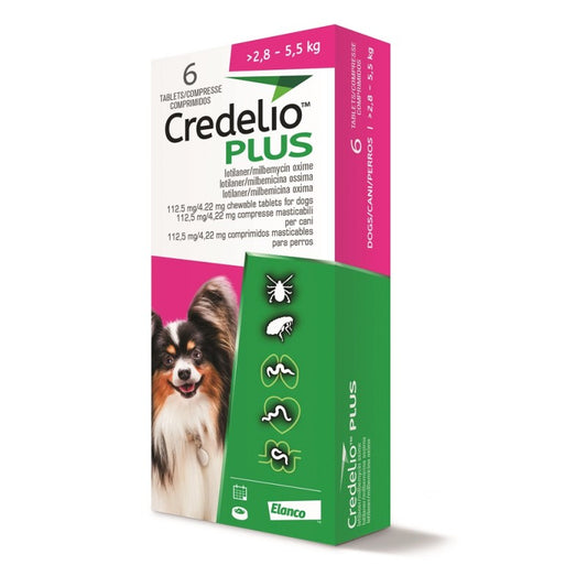 Credelio Plus  112,5/4,22Mg (2.8 - 5.5 Kg) 1 Tab