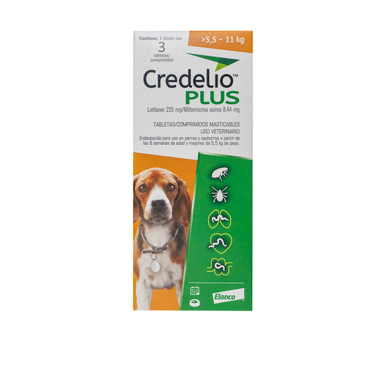 Credelio Plus  225/16.88Mg (5.5 - 11Kg) 1 Tab