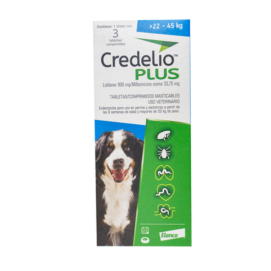 Credelio Plus 900/33.75Mg (22-45 Kg) 1 Tab