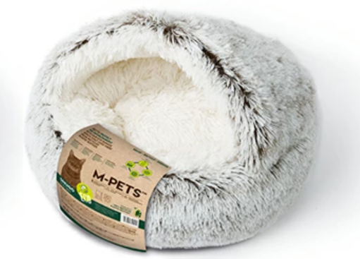M-PETS SNUGO ECO CAT BED - GREEN