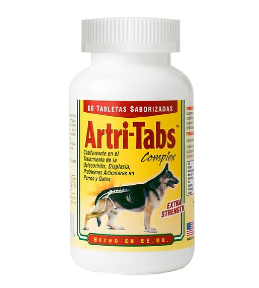 Artri-Tabs Suplemento Perro Y Gato  60 Tabs.