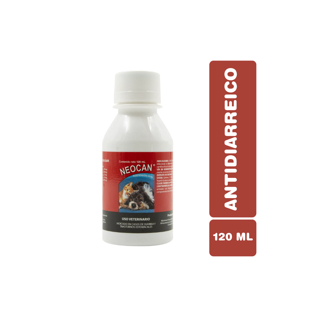 Neocan Antidiarreico Perro Y Gato 120 Ml