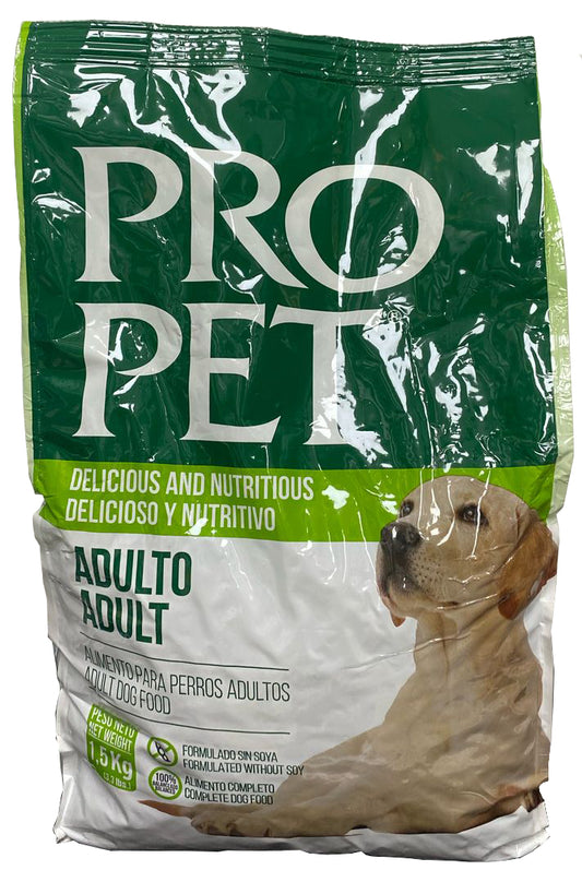 Pro Pet Alimento Seco Adulto Perro 1.5Kg