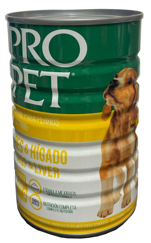 Pro Pet Lata Perro Res E Higado 400 Grs