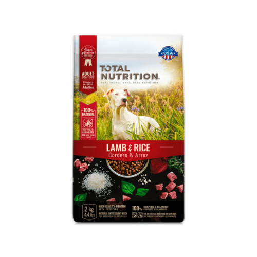 Total Nutrition Cordero Arroz 18Kg Adulto