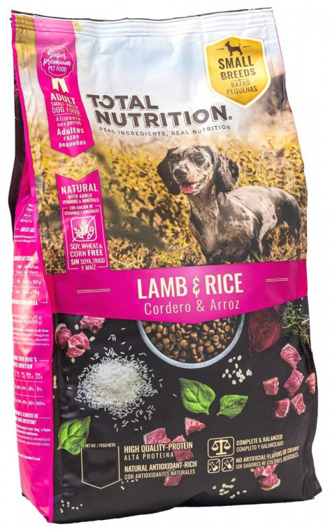 Total Nutrition Small Bites Cordero Y Arroz 4Kg Adulto
