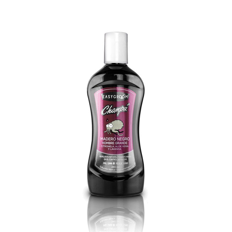 Easygroom Champu Antipulgas Perro Madero Negro 240Ml