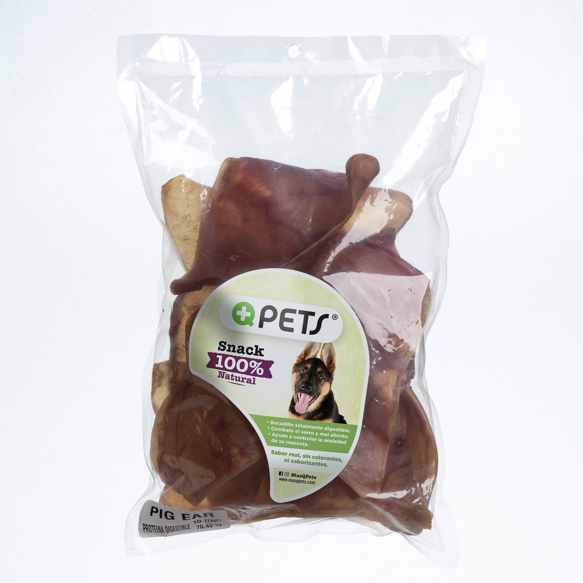 Masqpets Snack Orejas De Cerdo 10 Unds