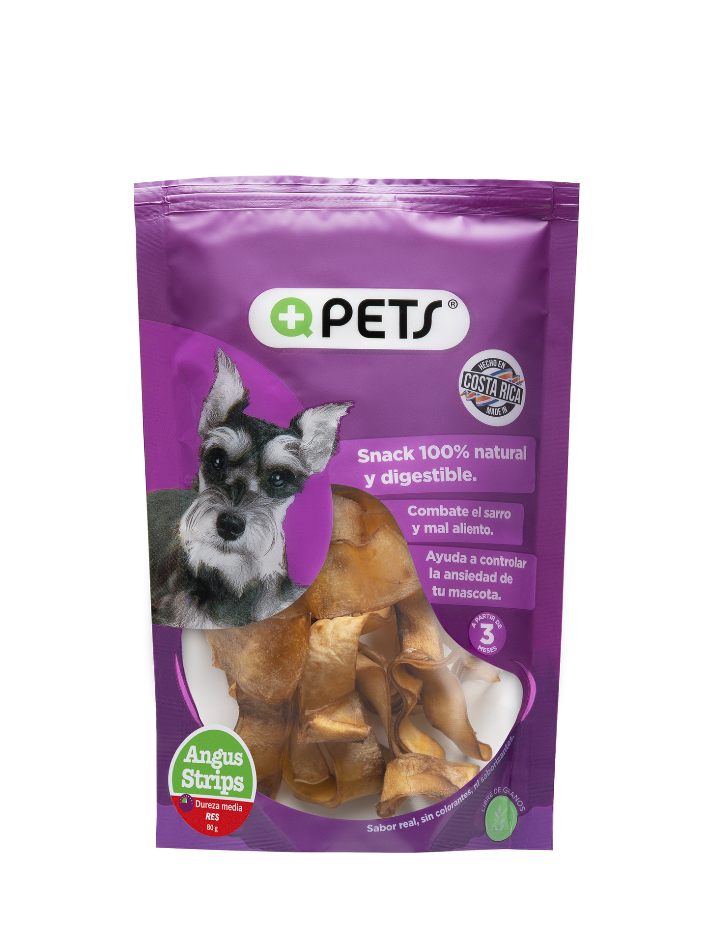 Q Pets Angus Strips 80Gr