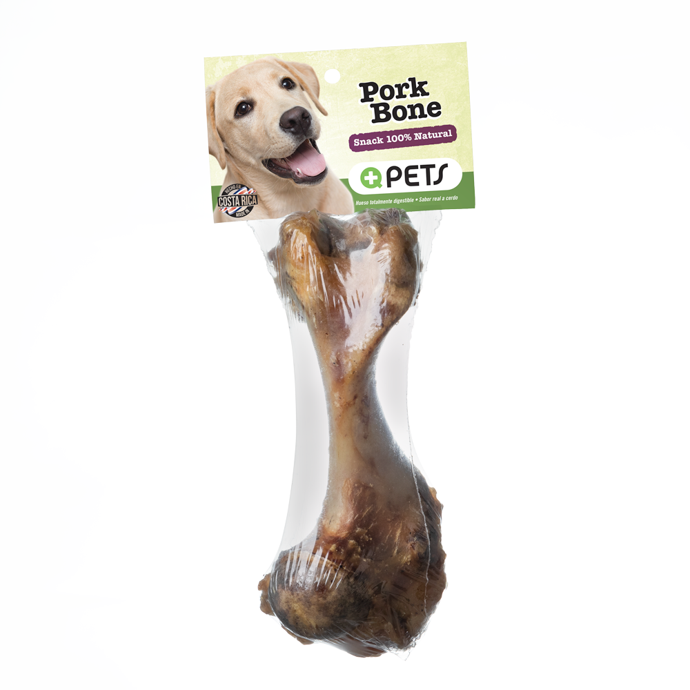 Masqpets Snack Para Perro Hueso Cerdo 1 Und