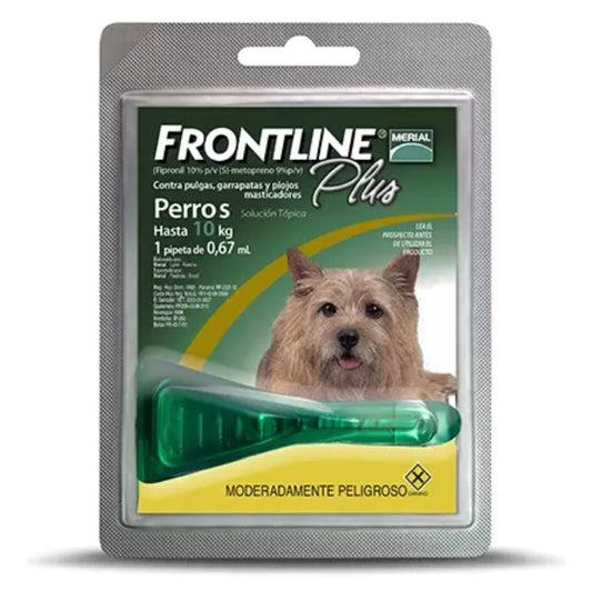 Frontline Plus Perro 0.67Ml (Hasta 10Kg)