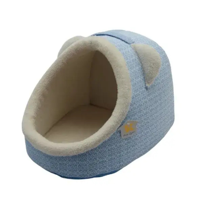 Popet Cama Gato Iglú Celeste