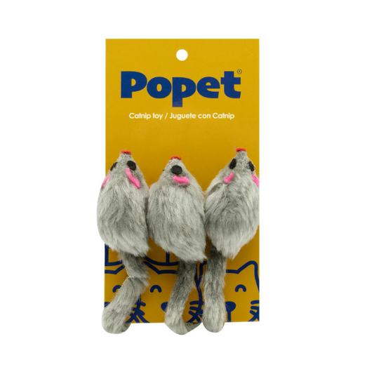 Furry Mice Ratones Con Catnip 3Uds