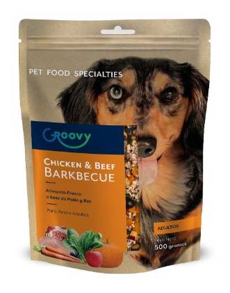 Groovy Alimento Fresco Perro Adulto Pollo Y Res