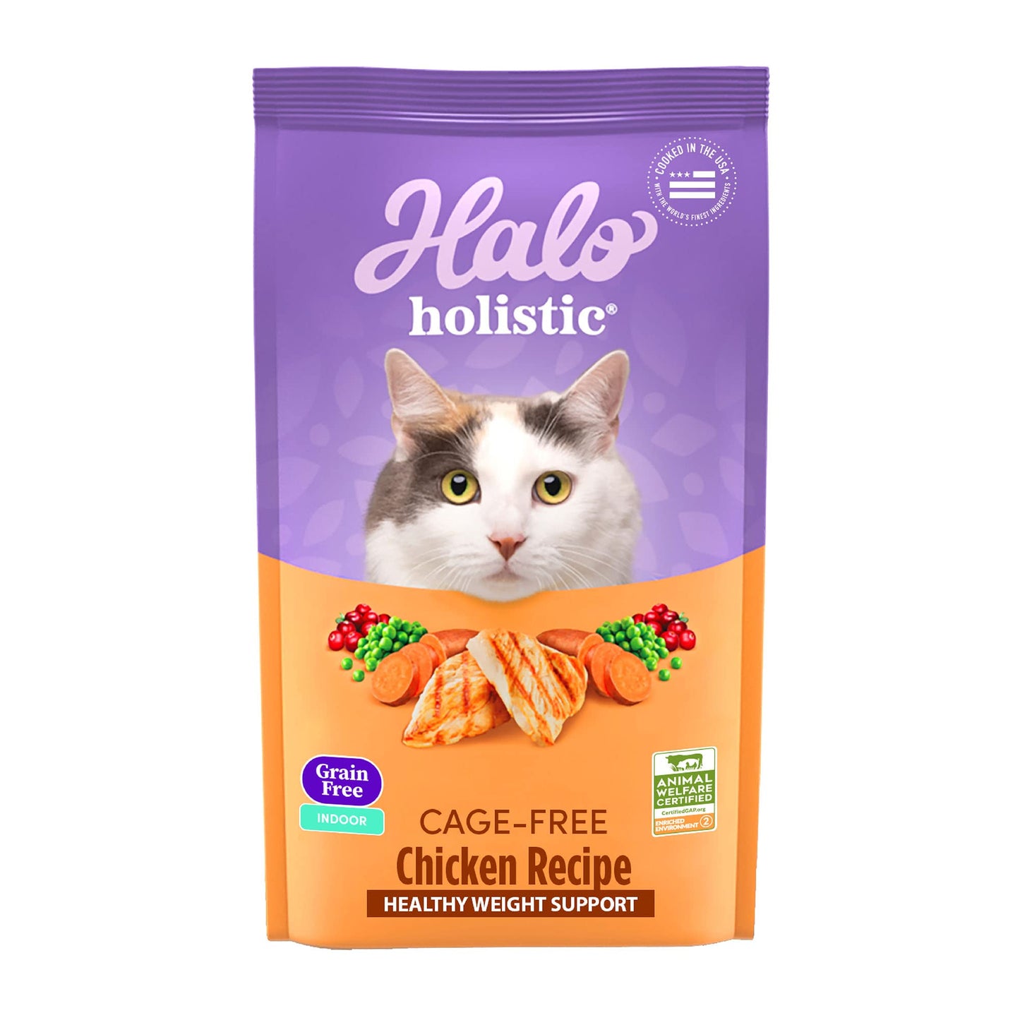 Halo® Holistic Indoor Cat Grain Free Cage-Free Chicken 1.3 Kg