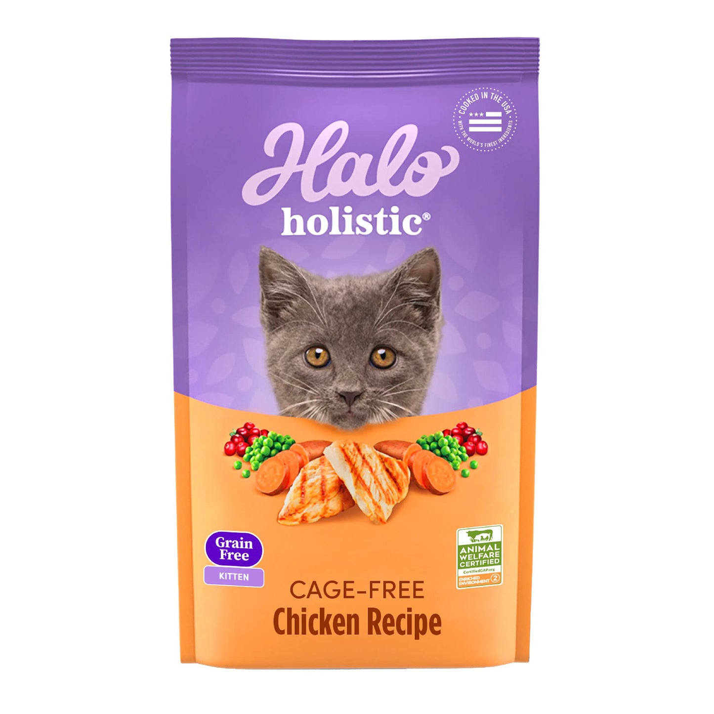 Halo® Holistic Kitten Grain Free Cage-Free Chicken 1.3 Kg