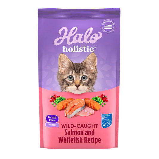 Halo® Holistic Kitten Grain Free Wild-Caught Salmon & Whitefish 1.3 Kg