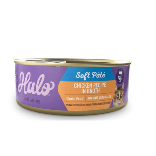 Halo® Lata Adult Cat - Grain Free Chicken Stew 5.5 Oz